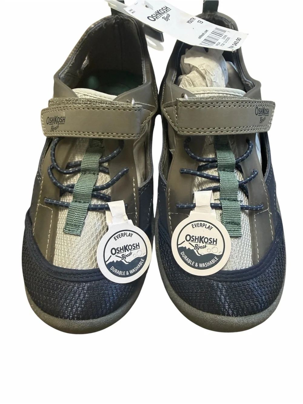 OshKosh B’gosh Topaz EverPlay Water Sandals Youth Size 13 NWT